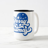 メリークリスマス ツートーンマグカップ (正面右)