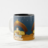 メリークリスマス ツートーンマグカップ (正面左)