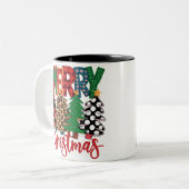 メリークリスマス ツートーンマグカップ (正面左)