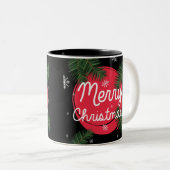 メリークリスマス ツートーンマグカップ (正面右)