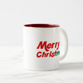 メリークリスマス ツートーンマグカップ (正面右)