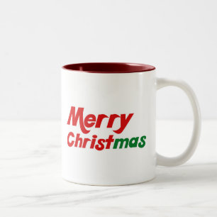 メリークリスマス ツートーンマグカップ