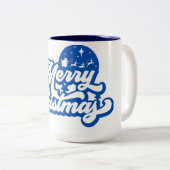 メリークリスマス ツートーンマグカップ (正面右)