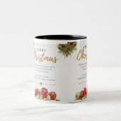 メリークリスマス ツートーンマグカップ (中央)
