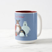 メリークリスマス ツートーンマグカップ (正面右)