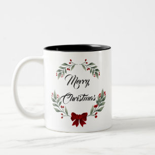 メリークリスマス ツートーンマグカップ