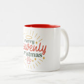 メリークリスマス ツートーンマグカップ (正面右)