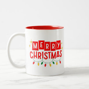 メリークリスマス ツートーンマグカップ