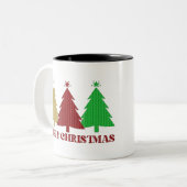 メリークリスマス ツートーンマグカップ (正面左)