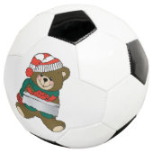 「メリークリスマス」テディベア サッカーボール (3/4)