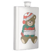 「メリークリスマス」テディベア フラスク (右)