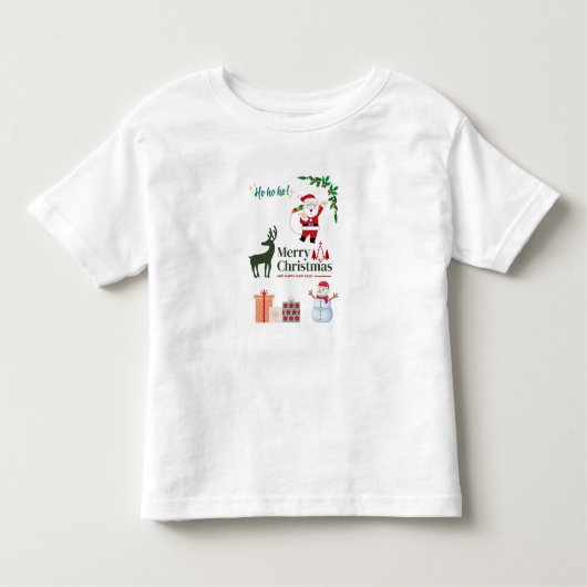メリークリスマス トドラーTシャツ (正面)