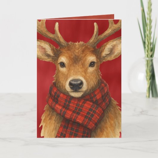 メリークリスマス　トナカイ シーズンカード (正面)