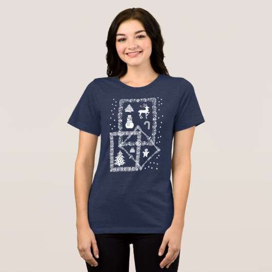 メリークリスマス トライブレンドＴシャツ (正面全面)