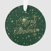  メリークリスマス トレンディ ホリデー オーナメント (正面)