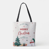 メリークリスマス トートバッグ (裏面)