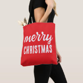 メリークリスマス トートバッグ (クローズアップ)