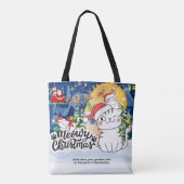 メリークリスマス トートバッグ (裏面)