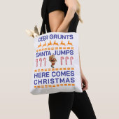 メリークリスマス トートバッグ (クローズアップ)