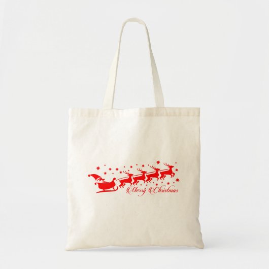 メリークリスマス トートバッグ (正面)