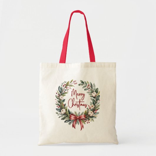 メリークリスマス トートバッグ (正面)