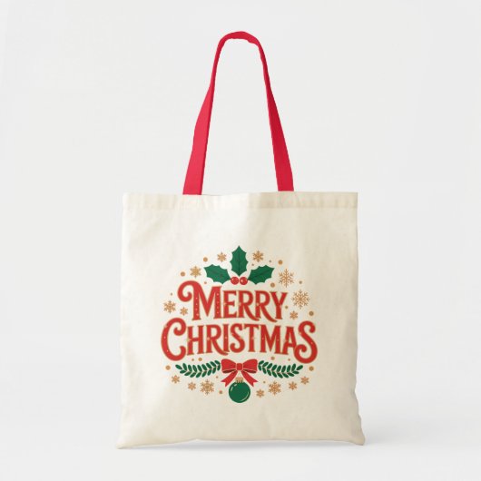 メリークリスマス トートバッグ (正面)