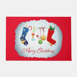 メリークリスマス ドアマット