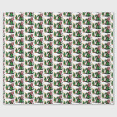 メリークリスマス・ドラゴン ラッピングペーパー (フラット)