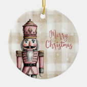 メリークリスマス ナッツクラッカー オーナメント (正面)