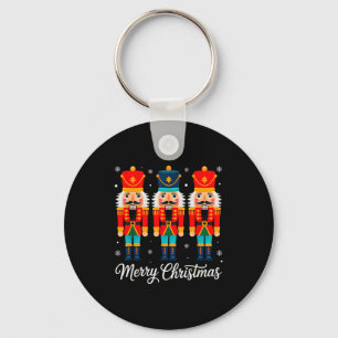 メリークリスマス ナッツクラッカー 面白い クリスマス ファミリー メンズ キーホルダー