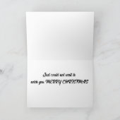 「メリークリスマス」 ネコのカードから カード (内部)