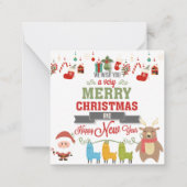メリークリスマス ノートカード (裏面)