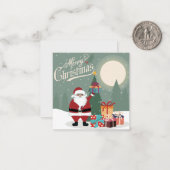 メリークリスマス ノートカード (正面/裏面インサイチュ)