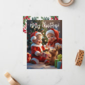 メリークリスマス ノートカード (正面/裏面インサイチュ)