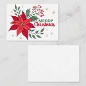メリークリスマス ノートカード (正面/裏面)