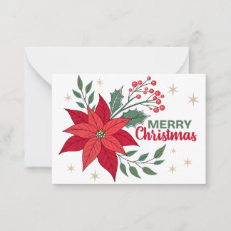 メリークリスマス ノートカード