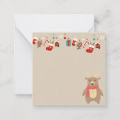 メリークリスマス ノートカード (裏面)