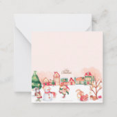 メリークリスマス ノートカード (裏面)