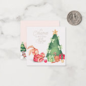 メリークリスマス ノートカード (正面/裏面インサイチュ)