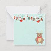 メリークリスマス ノートカード (裏面)