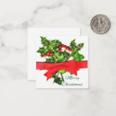 メリークリスマス ノートカード (正面/裏面インサイチュ)