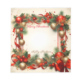 メリークリスマス ノートパッド