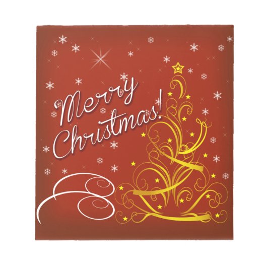 メリークリスマス ノートパッド (正面)