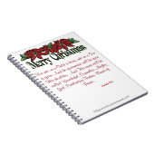 メリークリスマス ノートブック (右側)