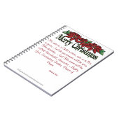 メリークリスマス ノートブック (左側)