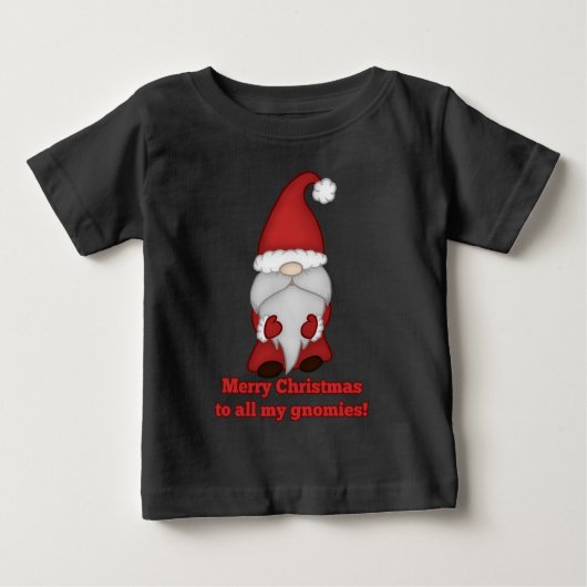 メリークリスマス・ノームパンのTシャツ ベビーTシャツ (正面)