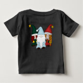 メリークリスマス・ノームパンのTシャツ ベビーTシャツ (裏面)