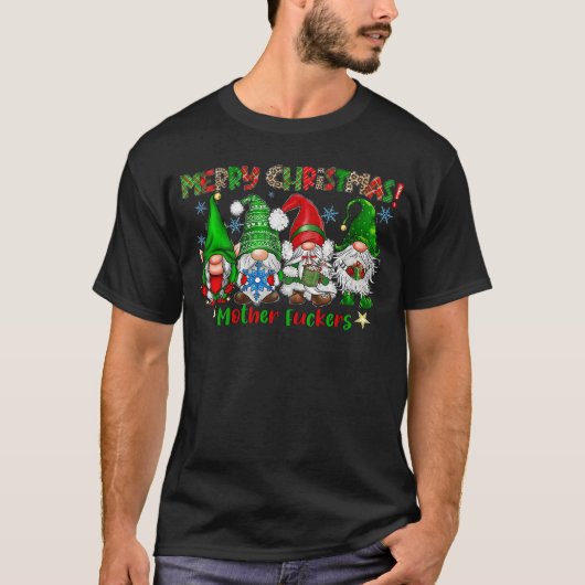 メリークリスマス ノーム クリスマスグッズ H Tシャツ (正面)