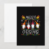 メリークリスマス ノーム シャツ マッチング ファミリー グループ 招待状 (正面/裏面)