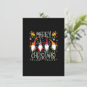 メリークリスマス ノーム シャツ マッチング ファミリー グループ 招待状 (スタンド正面)